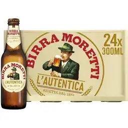 Albert Heijn Birra Moretti L'autentica bier krat aanbieding