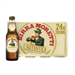Albert Heijn Birra Moretti L'autentica bier krat aanbieding