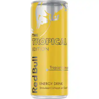 Albert Heijn Red Bull Energy drink tropisch fruit aanbieding