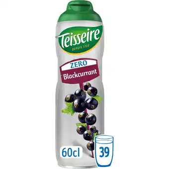 Albert Heijn Teisseire Zero cassis siroop aanbieding
