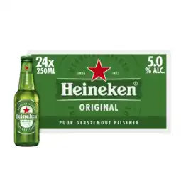 Albert Heijn Heineken Premium pilsener draaidop 24-pack aanbieding