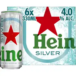 Albert Heijn Heineken Silver 6-pack aanbieding