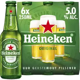 Albert Heijn Heineken Premium pilsener draaidop 6-pack aanbieding