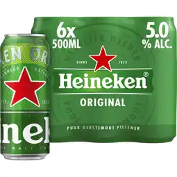 Albert Heijn Heineken Premium pilsener 6-pack aanbieding