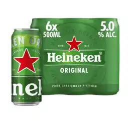 Albert Heijn Heineken Premium pilsener 6-pack aanbieding