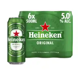 Albert Heijn Heineken Premium pilsener 6-pack aanbieding