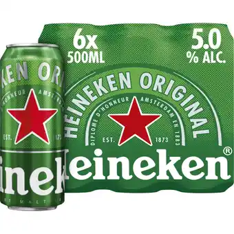 Albert Heijn Heineken Premium pilsener 6-pack aanbieding