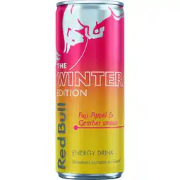 Albert Heijn Red Bull Fuji appel & gember smaak aanbieding