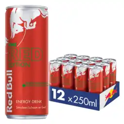 Albert Heijn Red Bull Energy drink watermeloen 12-pack aanbieding