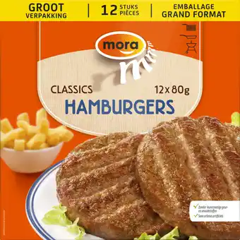 Albert Heijn Mora Classics hamburgers grootverpakking aanbieding