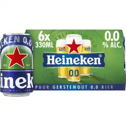 Albert Heijn Heineken Premium pilsener 0.0 6-pack aanbieding