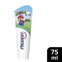 Albert Heijn Prodent Tandpasta Mario junior 6-13 jaar aanbieding