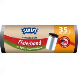 Albert Heijn Swirl Vuilniszakken met fixeerband 35 liter aanbieding