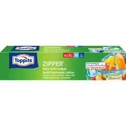 Albert Heijn Toppits Zipper multi-functionele zakken 3 liter aanbieding