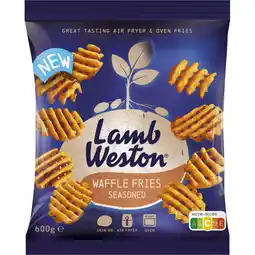 Albert Heijn LambWeston Waffle fries seasoned aanbieding