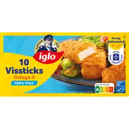 Albert Heijn Iglo Vissticks omega-3 aanbieding
