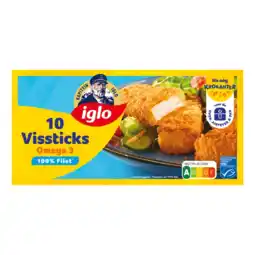 Albert Heijn Iglo Vissticks omega-3 aanbieding