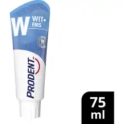 Albert Heijn Prodent Tandpasta wit + fris aanbieding