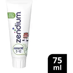 Albert Heijn Zendium Junior 5-12 jaar tandpasta aanbieding
