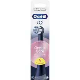 Albert Heijn Oral-B IO gentle care opzetborstels zwart aanbieding