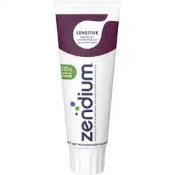 Albert Heijn Zendium Tandpasta sensitive aanbieding