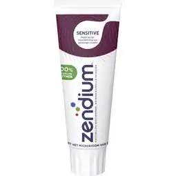 Albert Heijn Zendium Tandpasta sensitive aanbieding