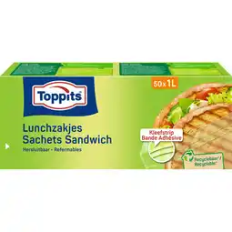 Albert Heijn Toppits Lunchzakjes 1 liter aanbieding