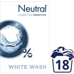 Albert Heijn Neutral Parfumvrij waspoeder witte was aanbieding