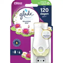 Albert Heijn Glade Electric scented oil houder relaxing zen aanbieding
