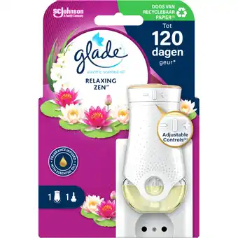 Albert Heijn Glade Electric scented oil houder relaxing zen aanbieding