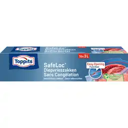 Albert Heijn Toppits Safeloc diepvrieszakken 3 liter aanbieding