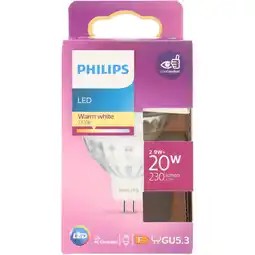 Albert Heijn Philips Led spot GU5.3 20W aanbieding