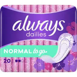 Albert Heijn Always Dailies normal to go inlegkruisjes aanbieding