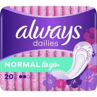 Albert Heijn Always Dailies normal to go inlegkruisjes aanbieding