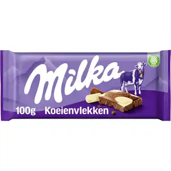 Albert Heijn Milka Chocoladereep koeienvlekken aanbieding
