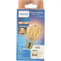 Albert Heijn Philips Smart led standaard wifi E27 50W aanbieding