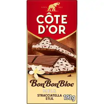 Albert Heijn Côte d'Or BonBonBloc chocoladereep vanille cacao aanbieding