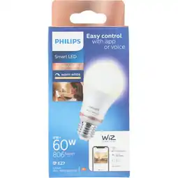 Albert Heijn Philips Smart led standaard dimbaar E27 60W aanbieding