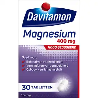 Albert Heijn Davitamon Magnesium 400 mg tabletten aanbieding