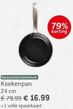 Dekamarkt Gerecycled aluminium Koekenpan aanbieding
