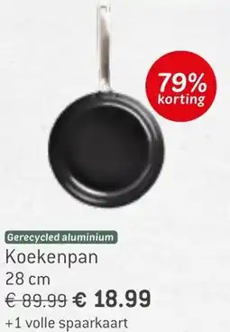 Dekamarkt Gerecycled aluminium Koekenpan aanbieding