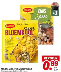 Dekamarkt Maggi maaltijdmix of saus aanbieding