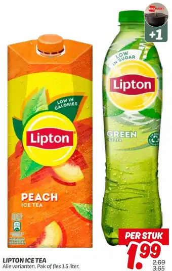 Dekamarkt Lipton ice tea aanbieding