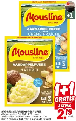 Dekamarkt Mousline aardappelpuree aanbieding