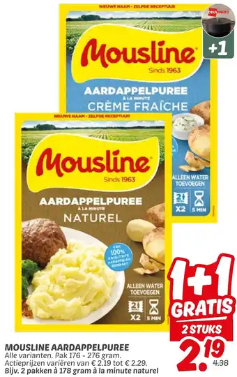 Dekamarkt Mousline aardappelpuree aanbieding