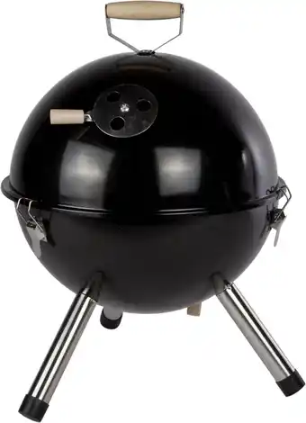Bol.com Cosy&Trendy BBQ tafelmodel Ø 30 cm - Zwart aanbieding