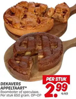 Dekamarkt Dekavers appeltaart aanbieding