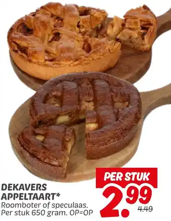 Dekamarkt Dekavers appeltaart aanbieding