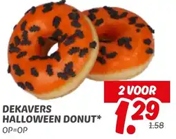 Dekamarkt Dekavers halloween donut aanbieding