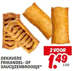Dekamarkt Dekavers frikandel-of saucijzenbroodje aanbieding